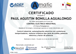CERTIFICADO