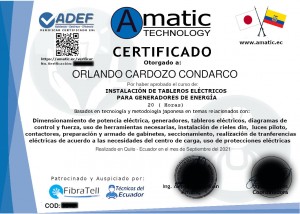 curso de instalacion de generadores eléctricos