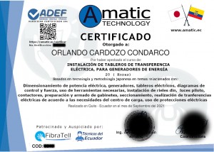 instalacion de tablreros de transferencia eléctrica para generadores de energía